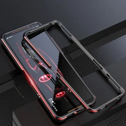 Bumper For Asus ROG Phone II ZS660KL Case Ultra Thin Aluminum Metal Shockproof Hard Phone Case Cover for Asus Zenfone Rogphone 2