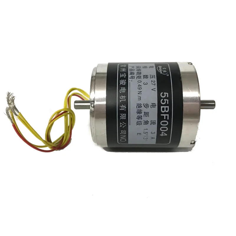 Wire Cut Parts Taper Stepper Motor 55BF004 27V 4 Wires Two Sides for CNC Wire Cutting Machine