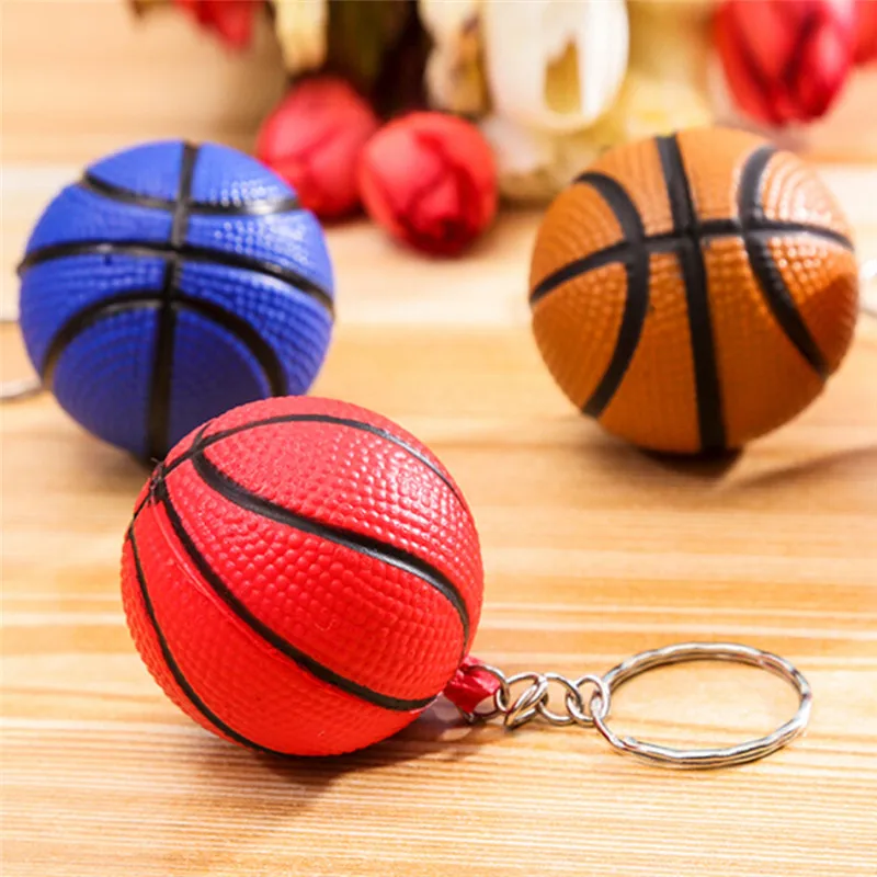 Creative Random Basketball Key Chain Cute Ball Bag Chain Gifts