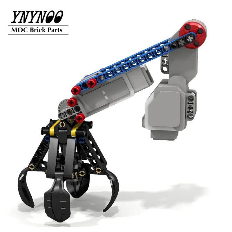 NEW High-Tech Excavator Claw Matched with EV3 Medium Large Servo Motor MOC Building Blocks Model Bricks DIY Toys