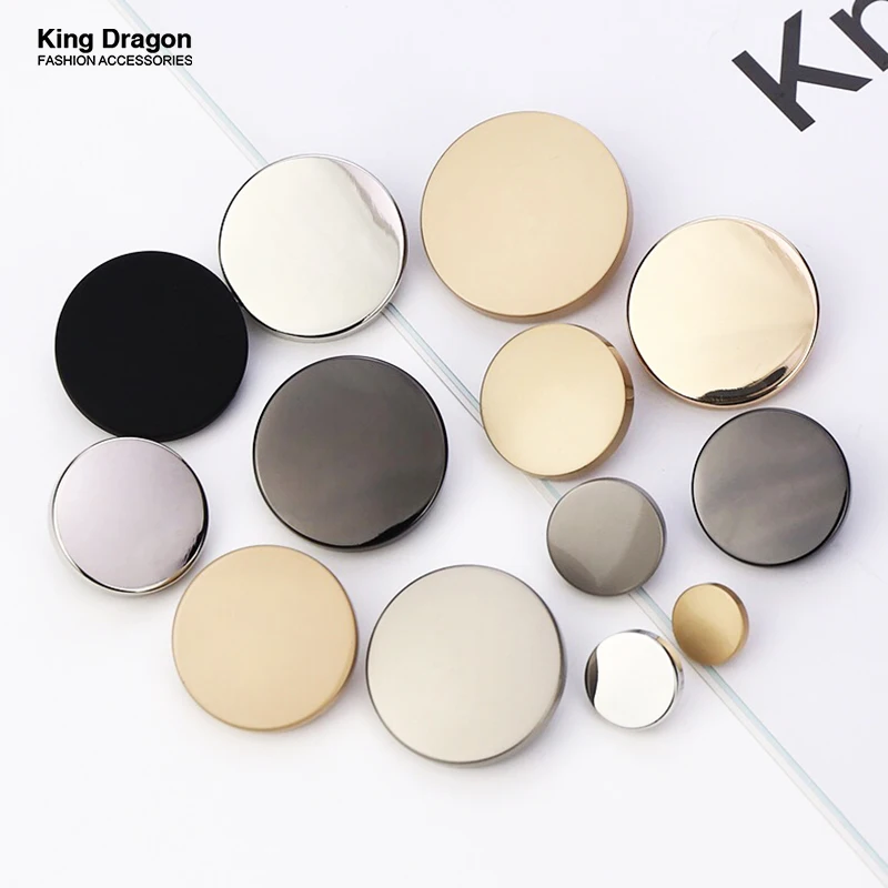 Neu eingetroffen: Metallknöpfe in Gold und Schwarz für Jeans und Hemden, 6 Stück, 9MM-30MM, für Handarbeiten und Näharbeiten, günstig, hohe Qualität, KD883 – Detail 4