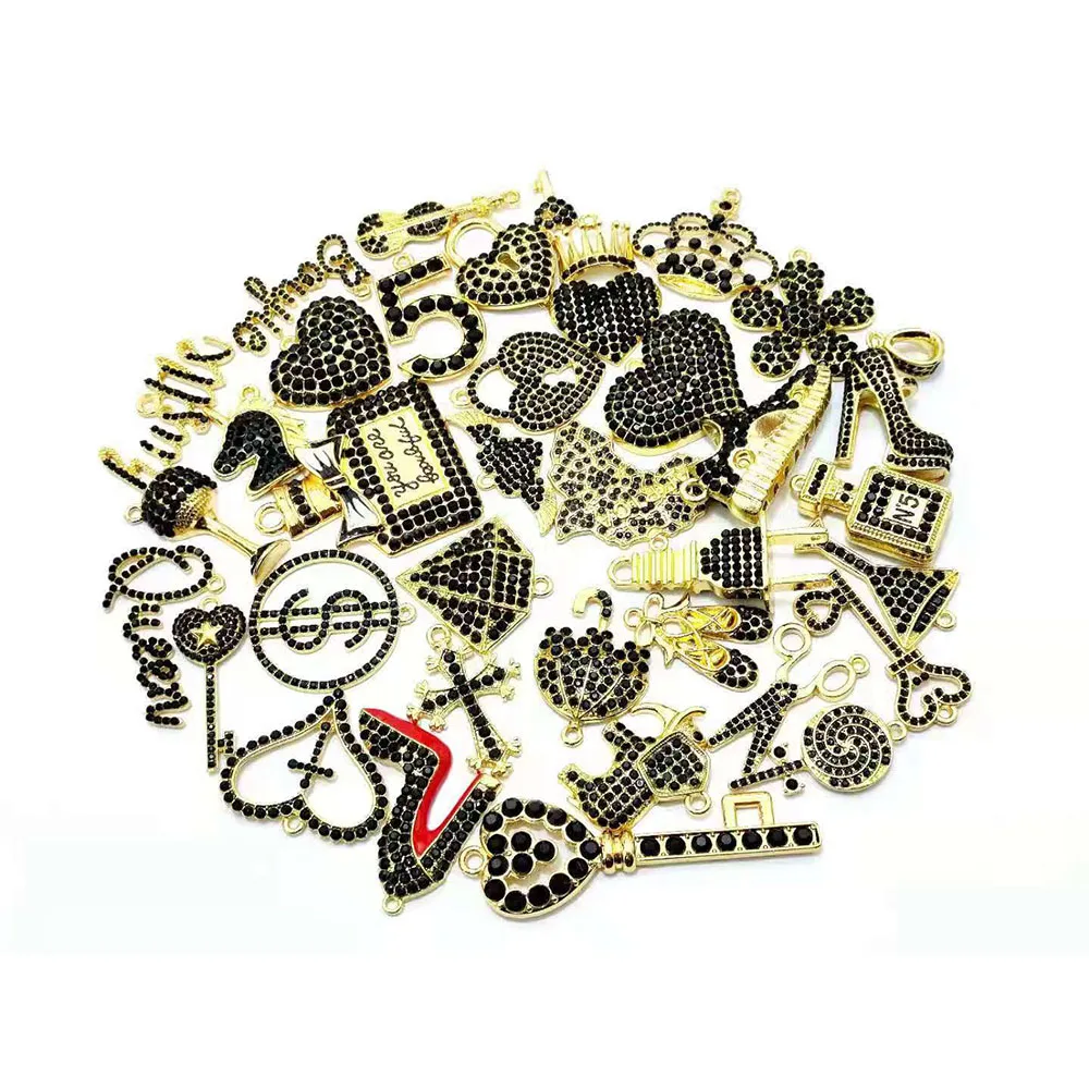 

35Pcs Mixed Delicate Girls Charms Fit For Women'S Diy Jewelry Accessories N11