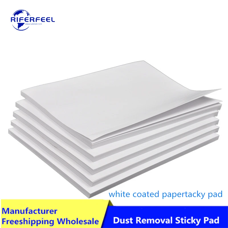 RIFERFEEL DCR-PAD 240mm*330mm Reusable Cleanroom Dust Sticky Removal Paper Pad For Cleaning Silicone Roller Accept OEM Printing