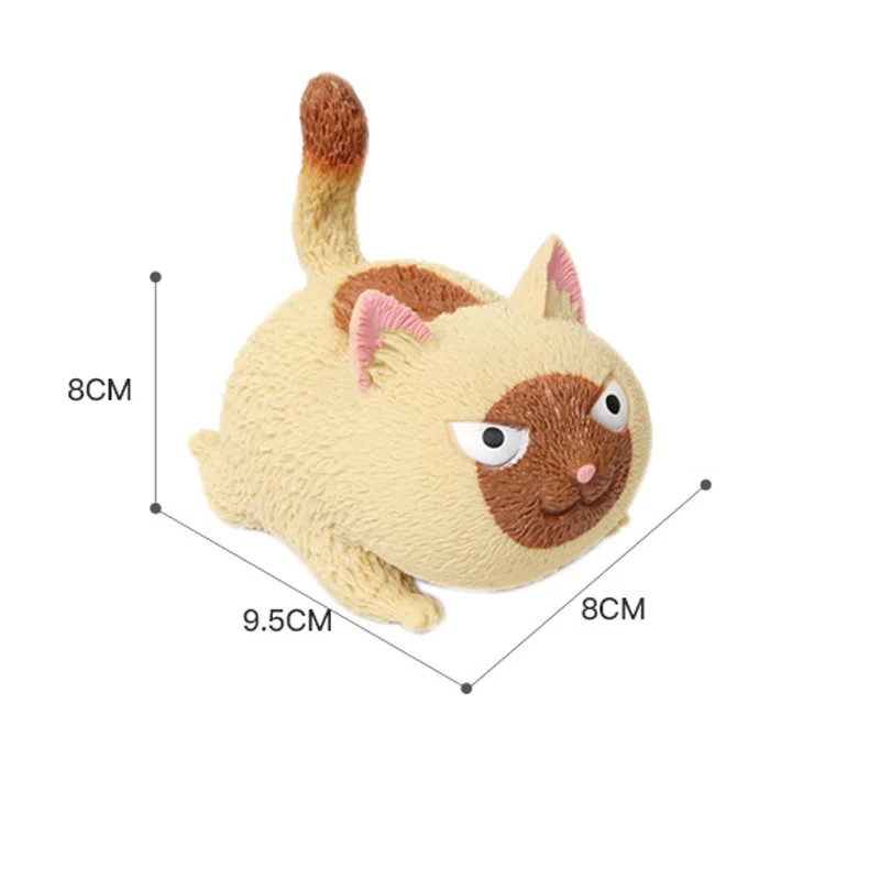 Kawaii Angry Cat Squeeze Toy Kitty Decompression Toys Mini Animals Antistress Gadget Squish Anti-Stress Toys Adults Kids Gift