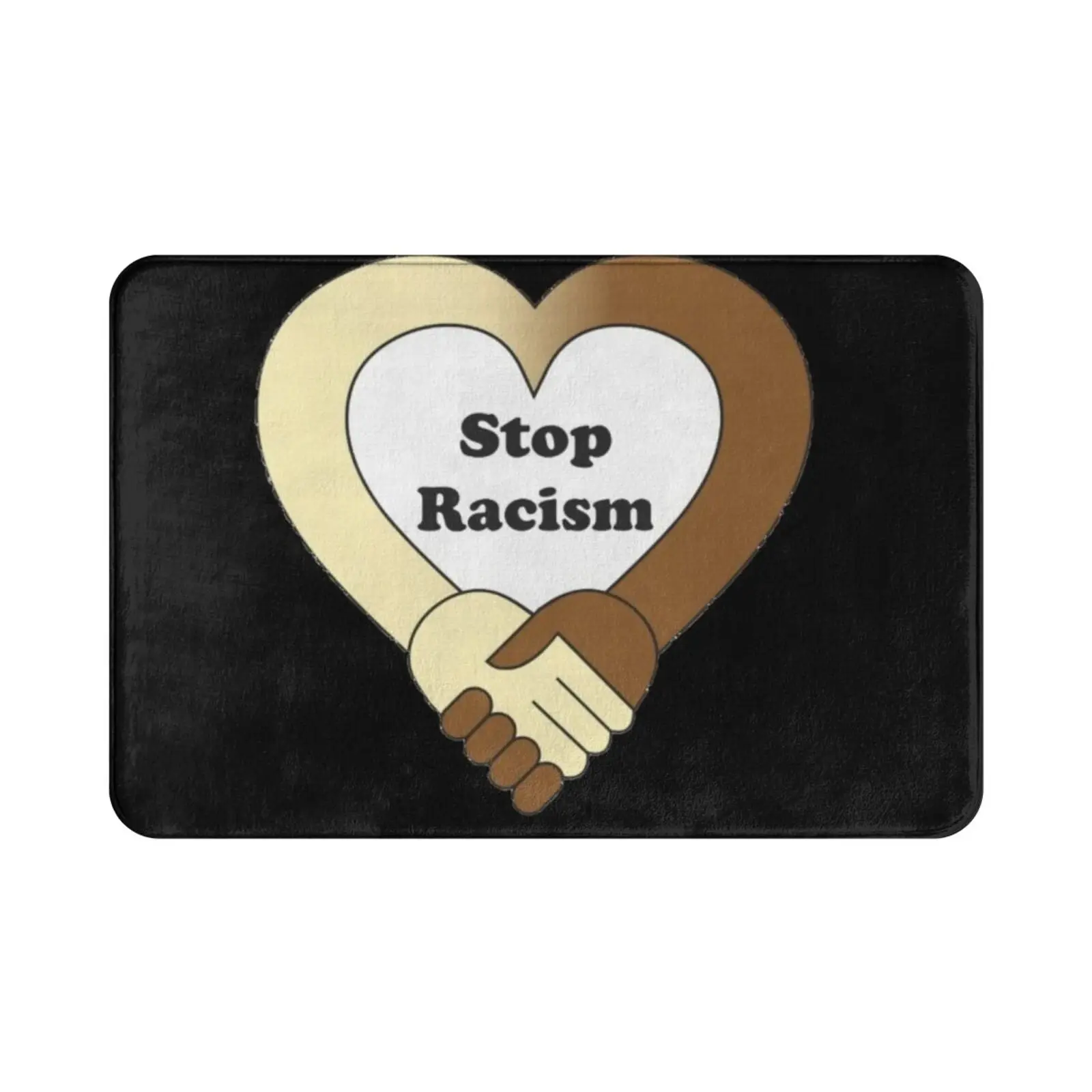 Stop Racism Carpet Mat Rug Cushion Soft Non-Slip Stop Racism Blm Black Lives Matter Racism Quotes Stop Racism Mask