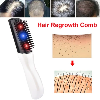 Infrared laser hair growth comb hair care styling hair loss regrowth treatment massage brush Anti-hair loss therapy device