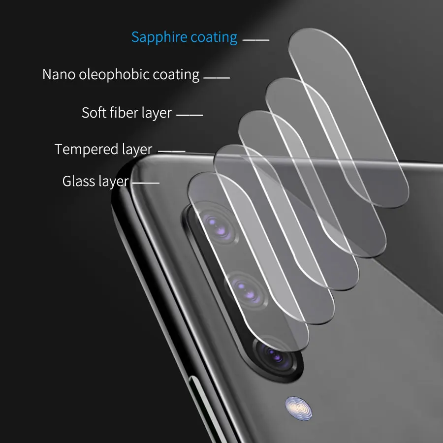 2 Pack Safety Glass on For Samsung Galaxy A21S Camera Lens A31 A41 A21 A11 A51 A71 5G S20 Ultra Plus M31 Screen Protectors Film