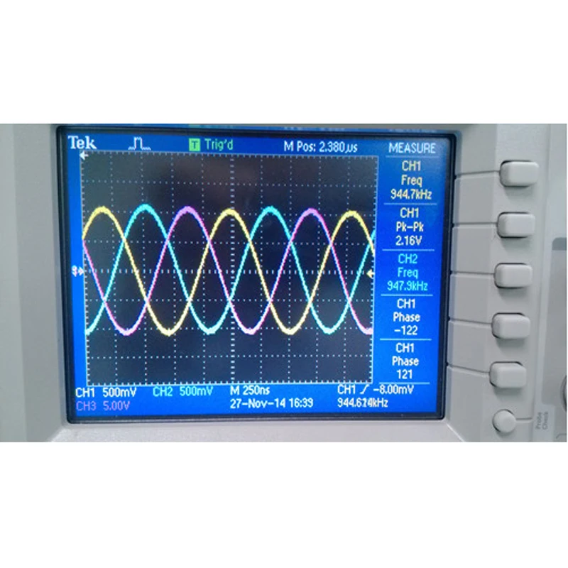 AD9958 AD9959 2/4ช่อง500MSPS สัญญาณ DDS โมดูล3-Phase สัญญาณ STM32F103 V3 Original ซอฟต์แวร์ PC