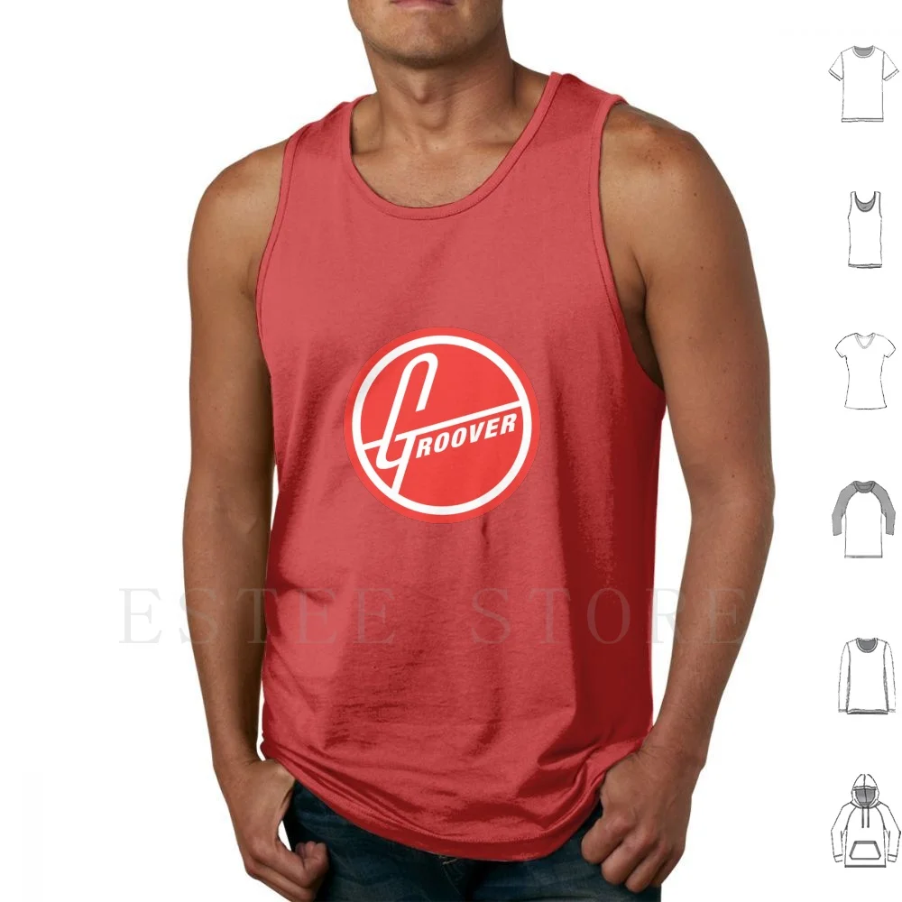 Groover Tank Tops Vest Parody Funny Rave 90s 80s Viz Aditoff Nookie Hoover Classic Logo Hardcore 12 Raver Vaporub Techno