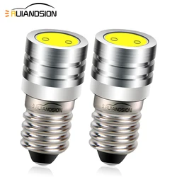 2PCS COB 2W E10 led bulb E10 DC 3V 6V 12V Instrument bulb E10 Indicator bulb Old fashioned flashlight bulb