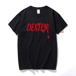 2020 New Mens Fashion Summer Cotton Printed Short Sleeve T-shirt DEXTER T shirts Top Tees Size XS-XXXL