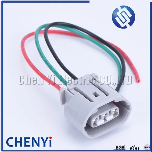 Imagen 2 del producto Reparación de cables de alternador de 3 pines 090 TS, enchufe de arnés regulador de enchufe de 3 cables 6189-0443 90980-11349 para Toyota Suzuki Nissan