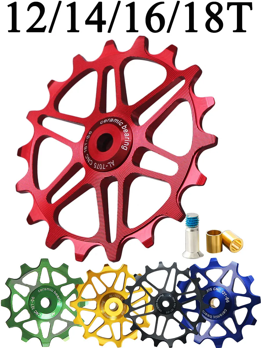 AliExpress GANOPPER 12T 14T 16T 18T Jockey Wheel Rear Derailleur Ceramic Pulley Road Bike Guide Roller For Shimano Sram GX XX1 X01 Eagle NX 12 Speed