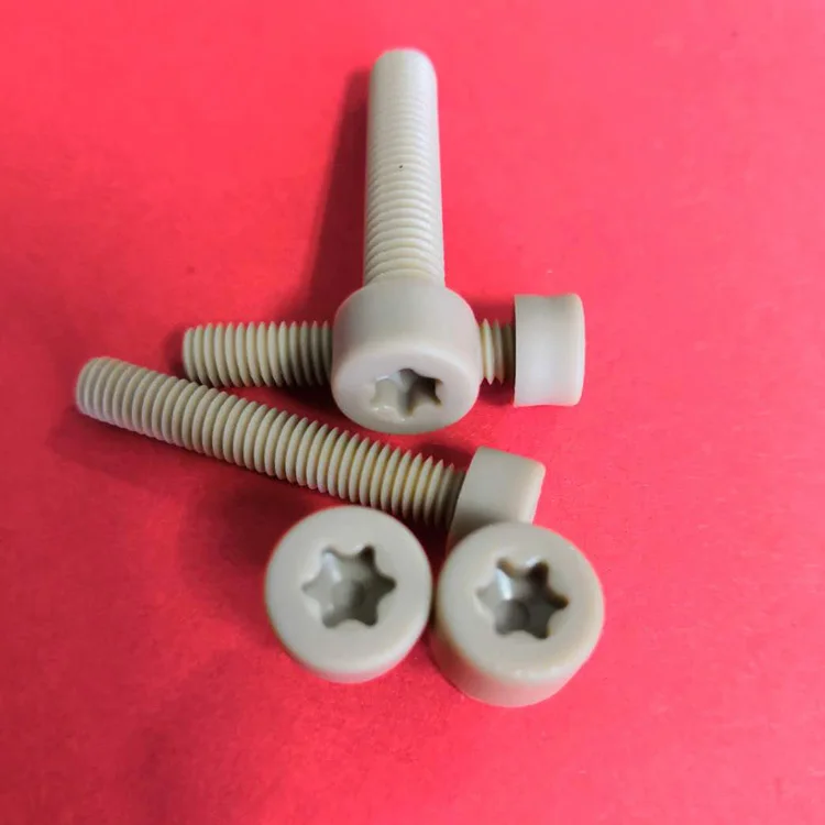 5pcs M4 M5 M6 High Temperature Resistant Peek Screws Highs Strength bolts Phillips 6mm-30mm