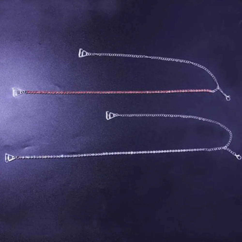 بلينغ 2 قطعة حجر الراين فستان مثير الصدرية الكتف سلسلة مجوهرات للجسم للنساء الفاخرة كريستال أشرطة حمالات الصدر حزام الملابس الداخلية S1148 #3