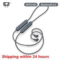 KZ Bluetooth 5.0 Earphone  Aptx HD QCC3034 Module headset Upgrade Cable Applies Headphone KZ AS10 ZST ES4 ZSN ZS10 AS16 ZSX C12