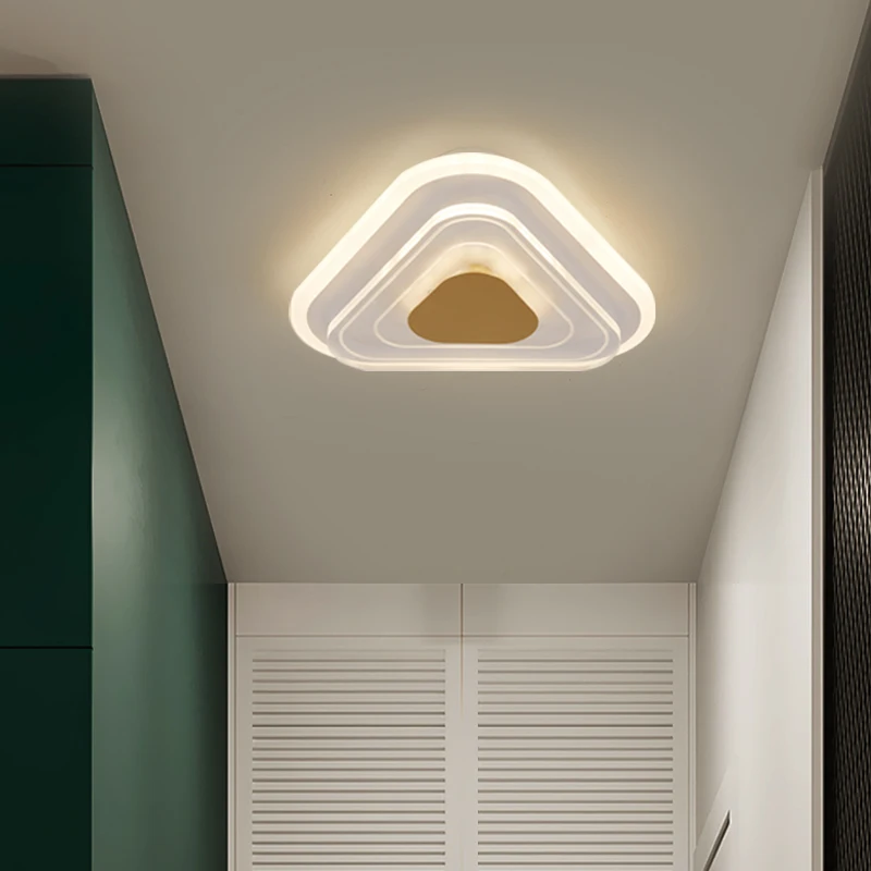 

Minimalist Aisle Ceiling Light Black&White&Gold for Corridor Cloakroom Entrance Bedroom Balcony Nordic Creative Led Lights