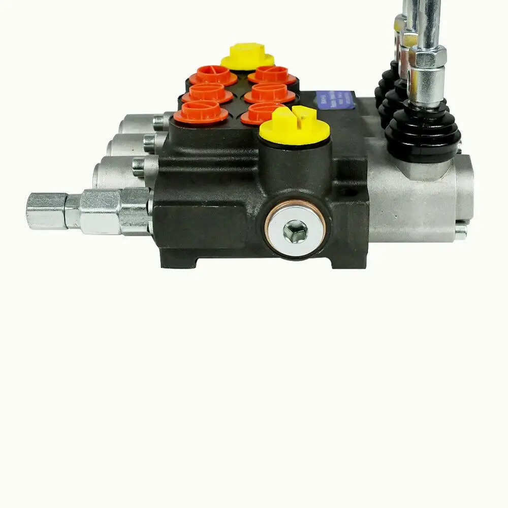 3 Spool Idraulico Valvola di Controllo Direzionale 13gpm Regolabile Valvola di sicurezza