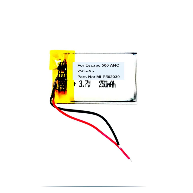 250mAh MLP502030 Battery For Motorola Escape 500 ANC 800 SH040 SH043 Bluetooth Headset Headphone