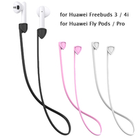 Anti-lost Earphone Strap for Huawei Freebuds 3 Soft Silicone Neck Rope Cord String For Huawei Freebuds 4i TWS Headset Accessorie