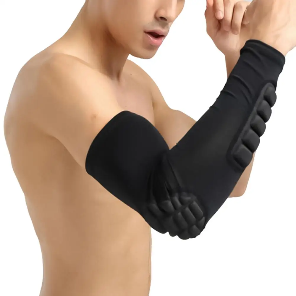 1Pc Arm Sleeve Armband Elbow Sport Basketball Football Anti-Slip Anti-Collision Brace Support Elastic Protective Pad Arm Guard