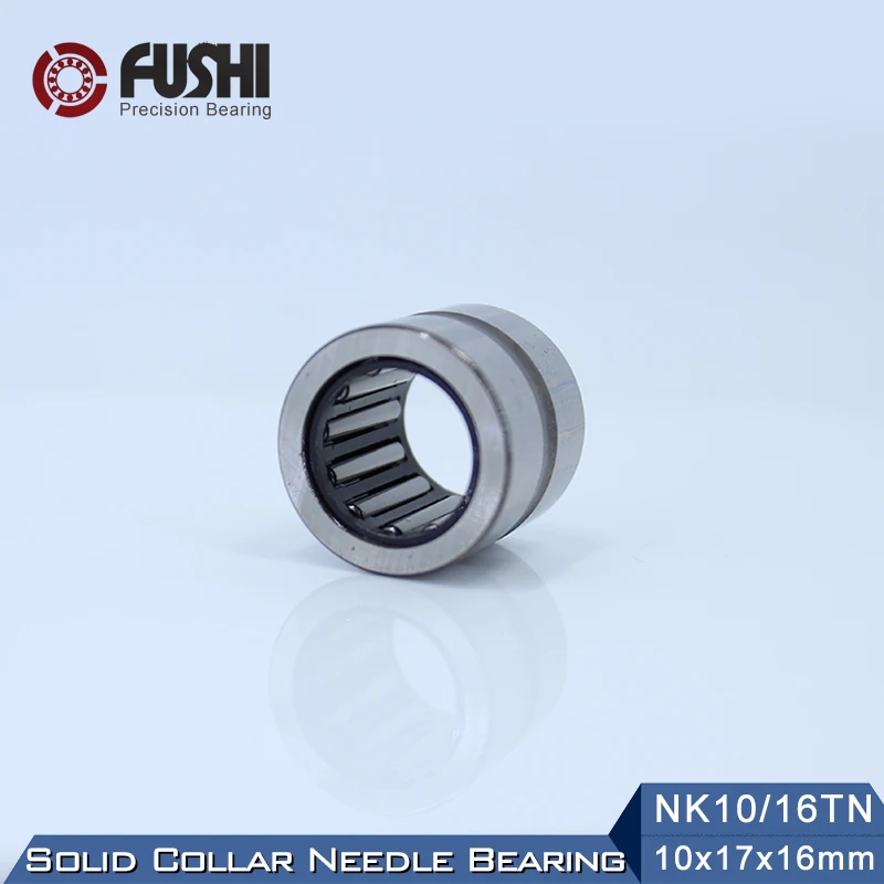 NK10/16TN Bearing 10*17*16 mm 5PC Solid Collar Needle Roller Bearings Without Inner Ring NK10/16 TN NK1016 Bearing