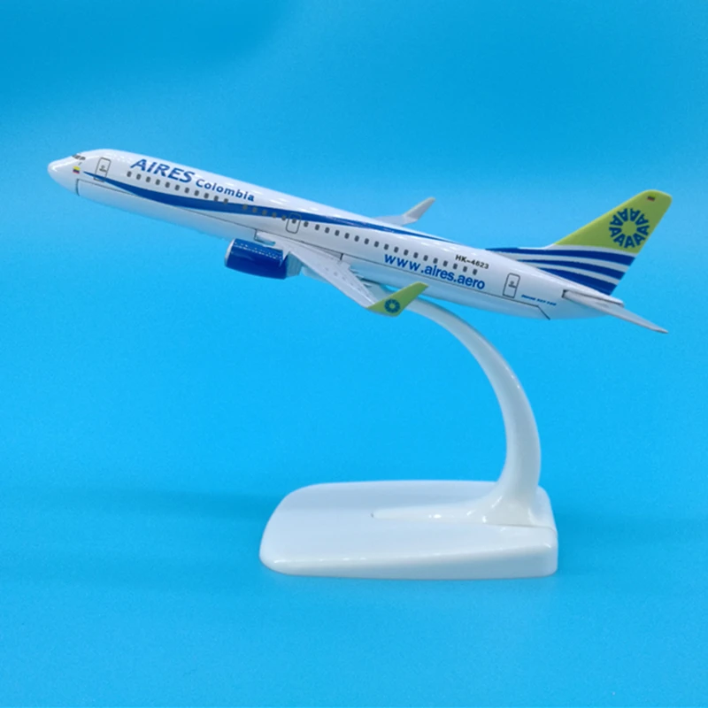 

1:400 Scale 16cm ACES Aires Colombia Boeing B737 Alloy Metal Plane Model Airlines Airplane Aircraft Gift Collectible Decoration