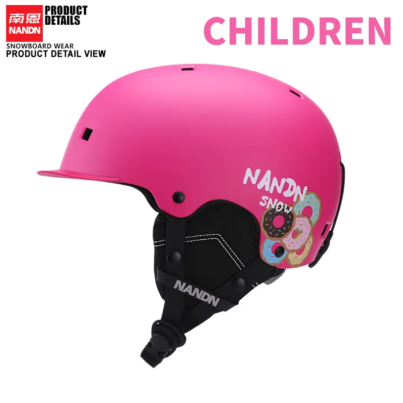 NANDN Children\'s Ski Helmet Safety Warm Breathable Skating Head Protection For Riding Skateboards Helmets Snowboarding