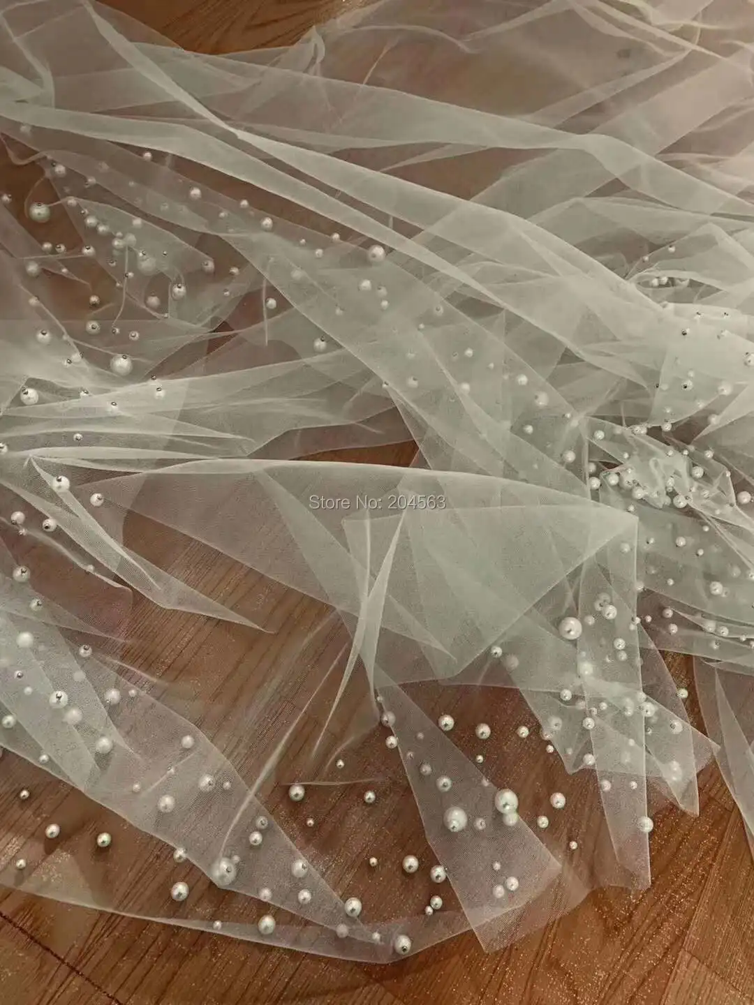 Unique Design Wedding Veil with Pearls 3 Meters wide 3 Meters Long Bridal Veils for Bride with Comb Wedding Accessories