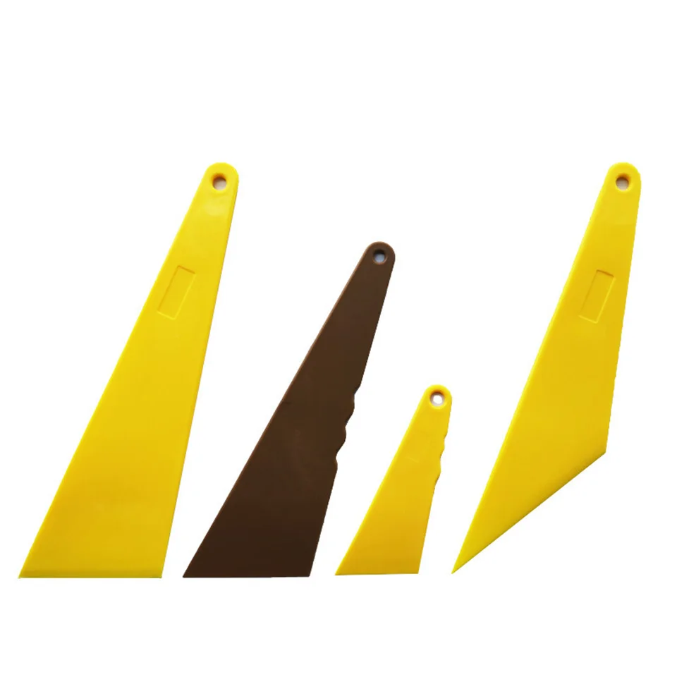 Professional Triangular Squeegee with Pointed Tip - Precision Edging Tool for Car Wrap Corners & Windshield Water Removal TM-239