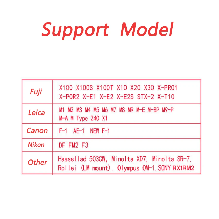 Trigger durevoli pulsante di rilascio dell'otturatore in ottone accessori per fotocamera per Fuji FujiFilm X100F/X/T XT2 X-T10 XT20 XT30 XE 4 Sony Nikon