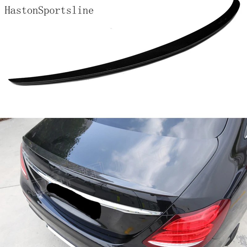 

W213 Modified A Style Carbon Rear Trunk Luggage Compartment Spoiler Car Wing For Mercedes-Benz W213 E200 E220 E250 E300 2016UP