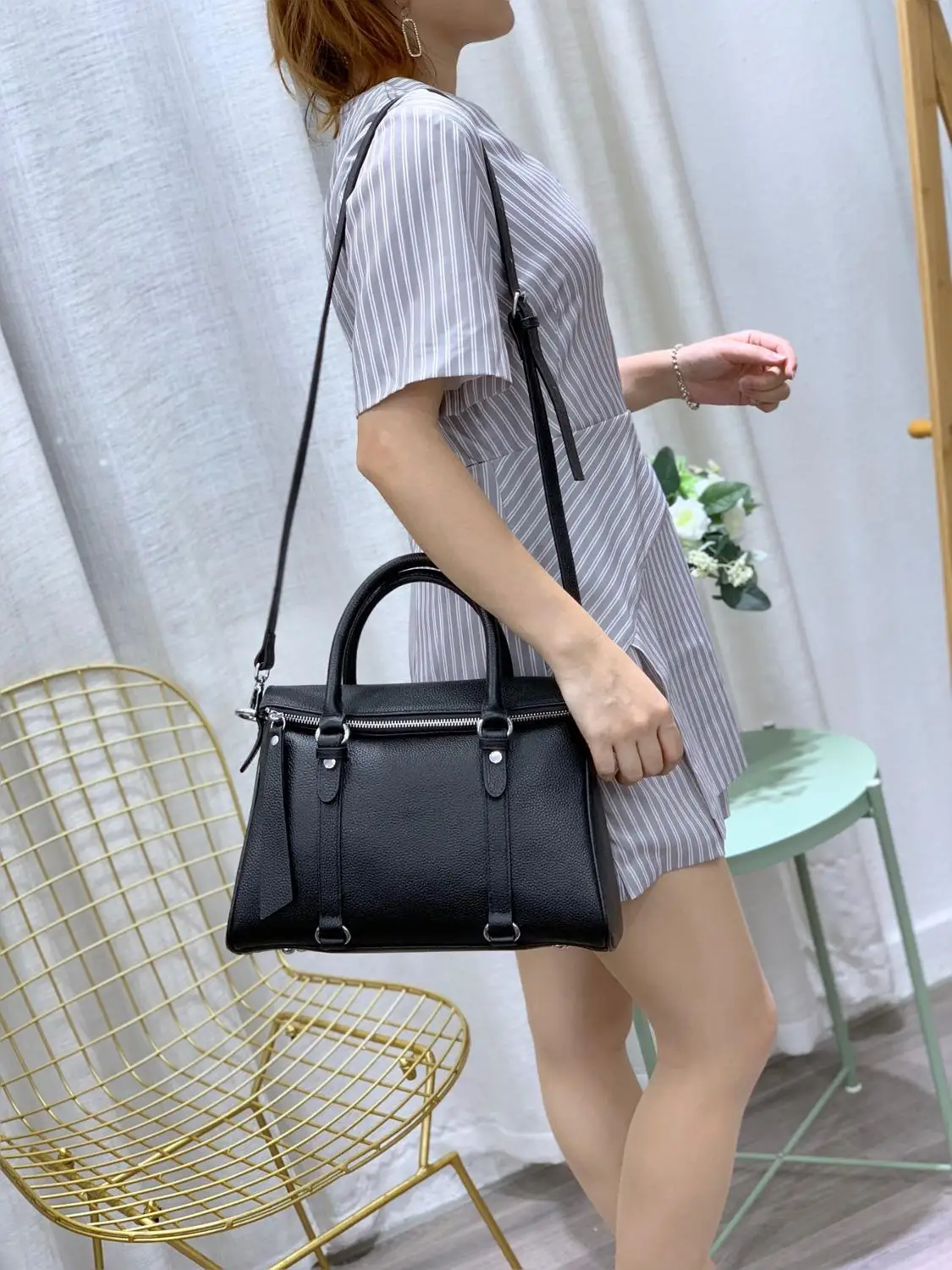 Fashion Simple Style Vintage Leather Crossbody Bags For Women Luxury Shoulder Bag Female Travel Handbags Tote Bags For Women