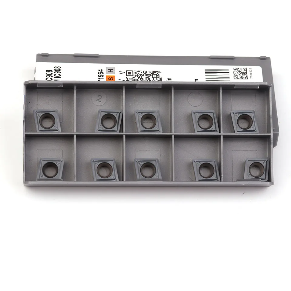 Imagem -06 - Ferramentas de Gerencio Interno Ccmt 060204 Carboneto Inserção Torno Ferramenta de Torneamento Torno Ccmt060204 sm Ic908