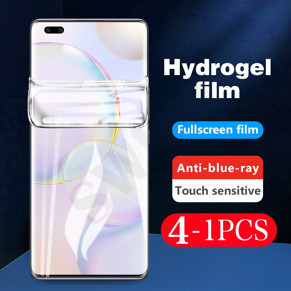 4-1Pcs Not Glass for Honor 20s 20i 30i 30 Youth 30s 50 SE V40 lite view 20 pro plus soft full cover phone screen protector