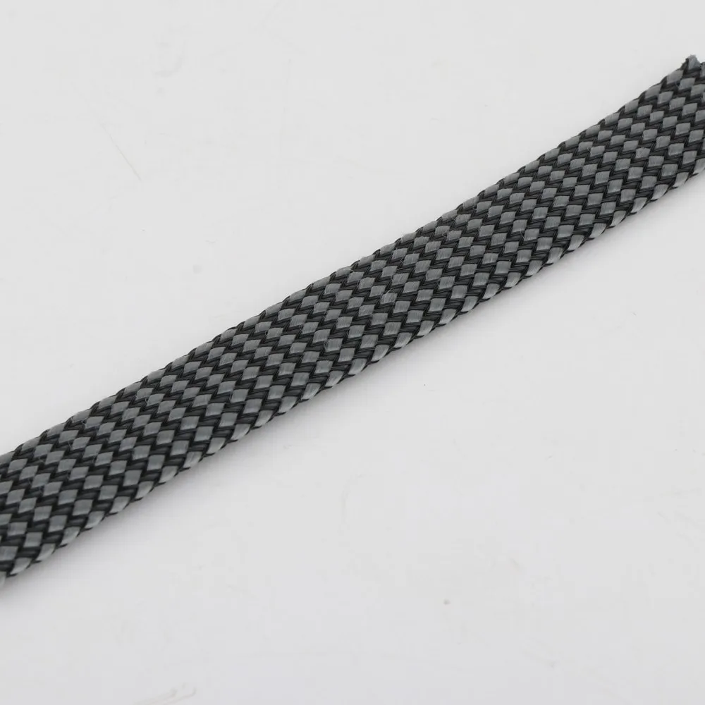 Preffair-ナイロンメッシュチューブ,電源ケーブル,ワイヤースリーブ,スパイラル包装,拡張可能,絶縁編組,タイト,ペット,18mm