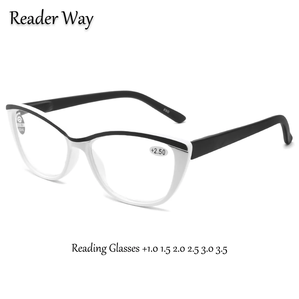 Reading Glasses for Women Anti Blue Light Cat Eye Ladies High Quality Computer Presbyopic Eyeglasses +1.0 1.5 2.0 2.5 3.0 3.5