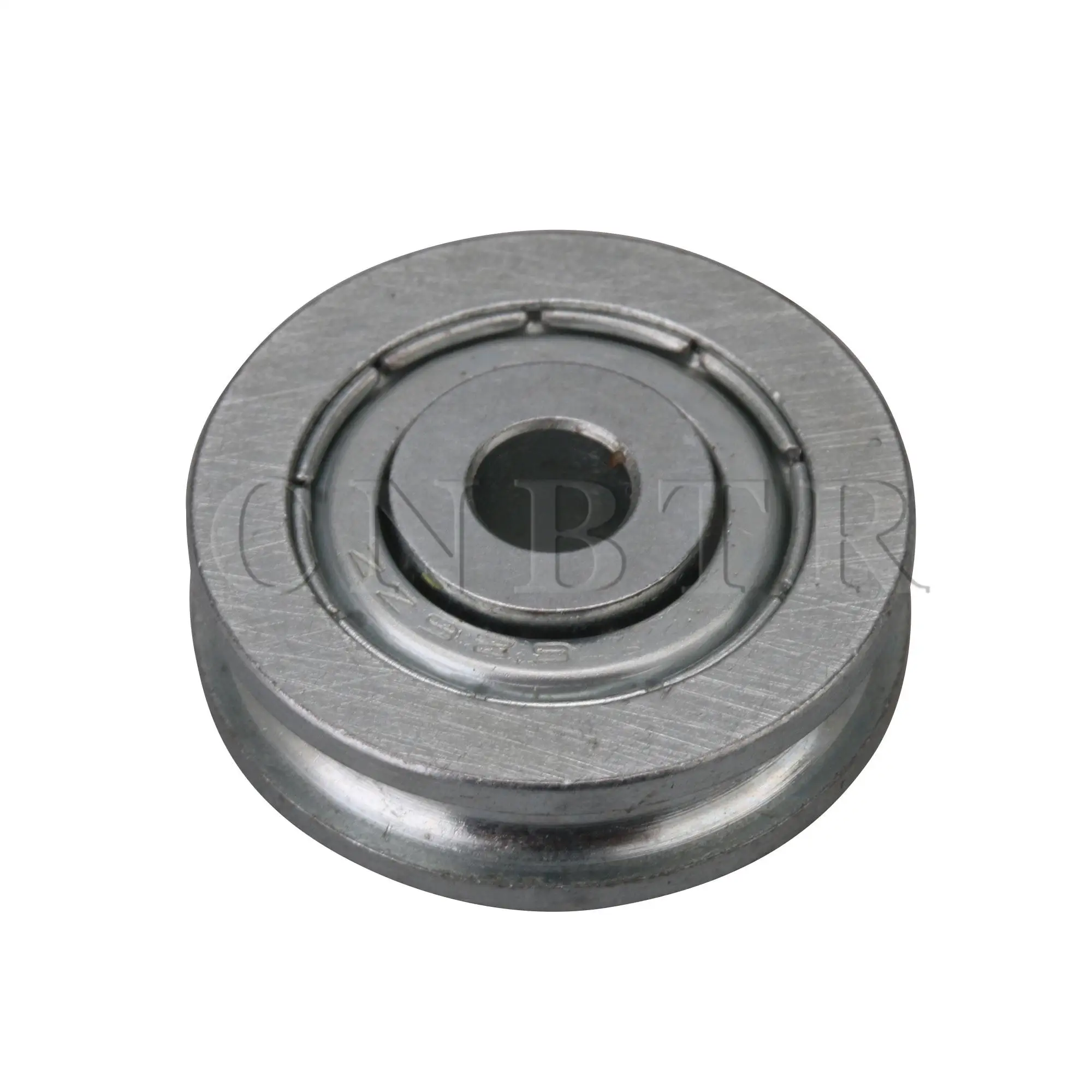 CNBTR 6 Buah Roda Katrol Rel Tipe U Baja Roda Rolloer Pasif 5x23x6.5Mm