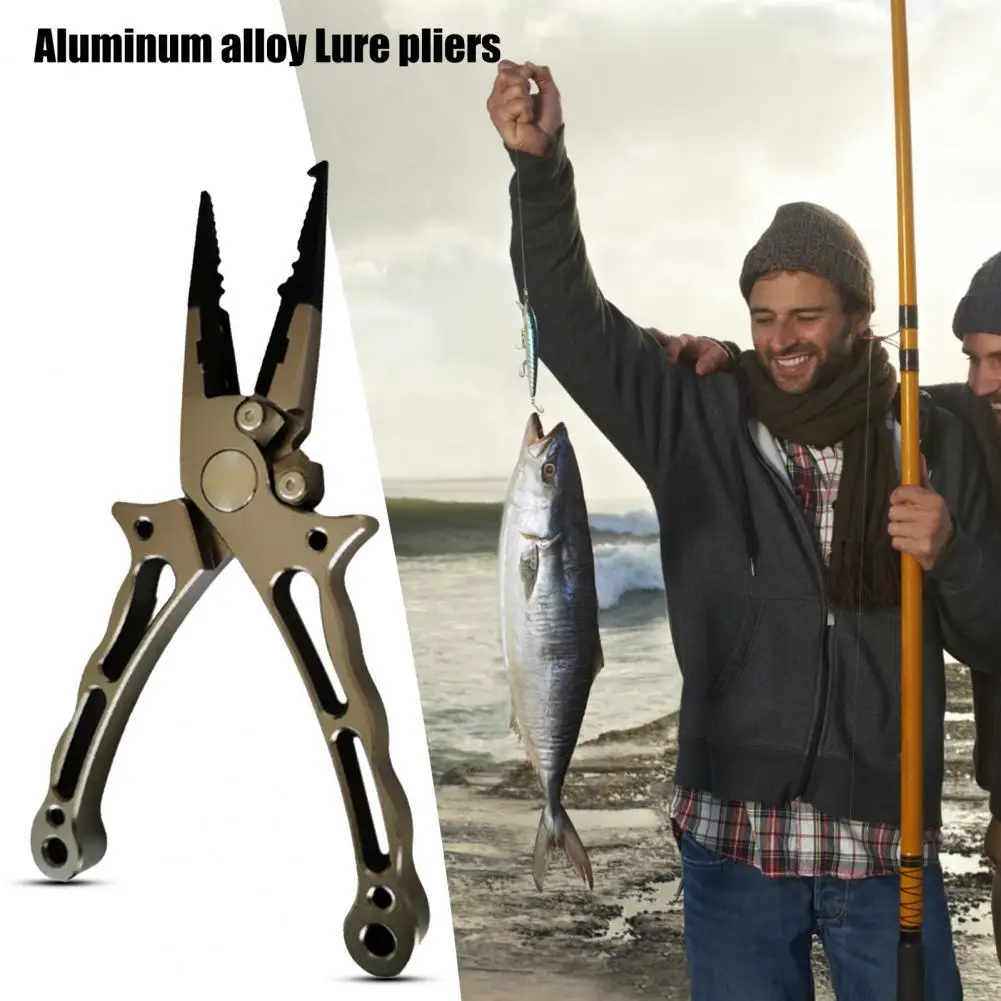 

Winter professional fishing tackle fishing pliers Anticorrosive ergonomic design High toughness portable fishing pliers