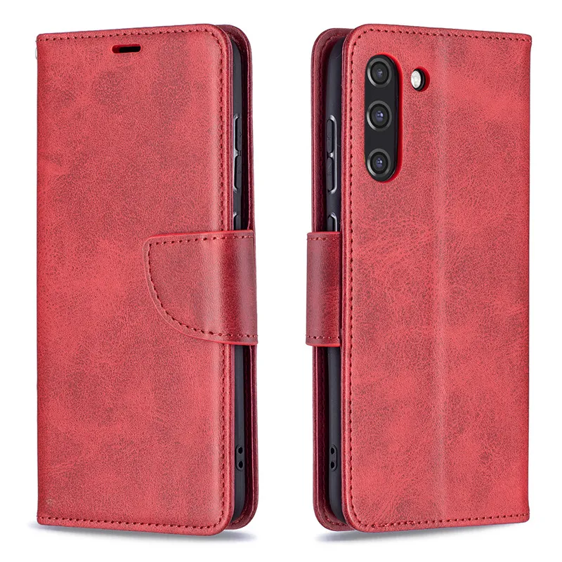 New Style S21FE Fundas Flip Leather Case For Samsung Galaxy S21 FE 5G Phone Wallet Cover For Samsung S 21 Ultra Plus Magnetic St