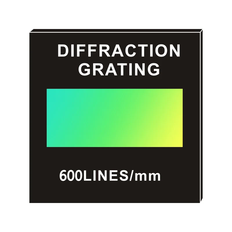 Holographic diffraction grating 600 lines 1mm teaching instruments teaching demonstration physical optics transmission