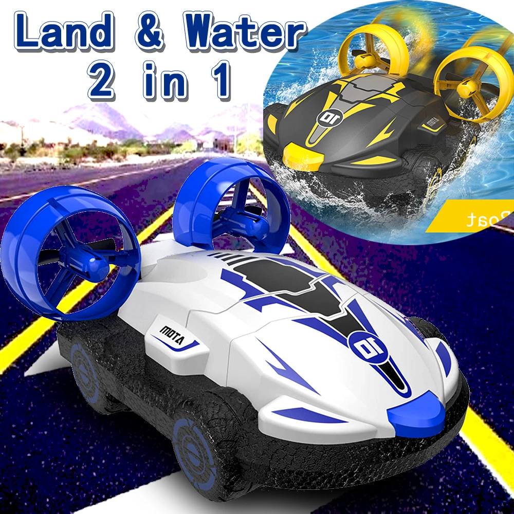 2 In 1 Mini Drift RC Cars for Adults Remote Control Boat Vehicles Electric Car Toys Ship Jet Speed Boats Boys Toy Kids Children