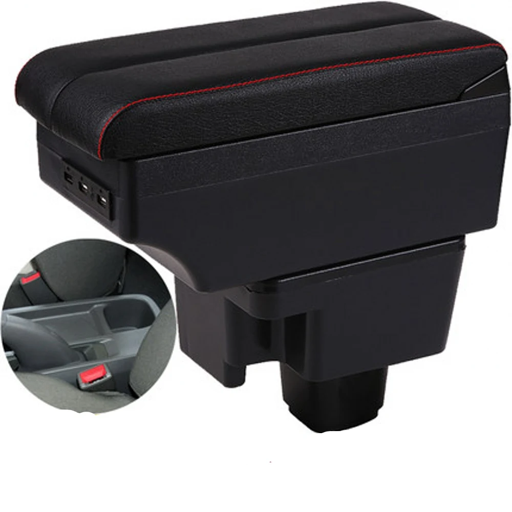 

For chevrolet Sail armrest box central content box interior Armrests Storage car-styling accessories part with USB