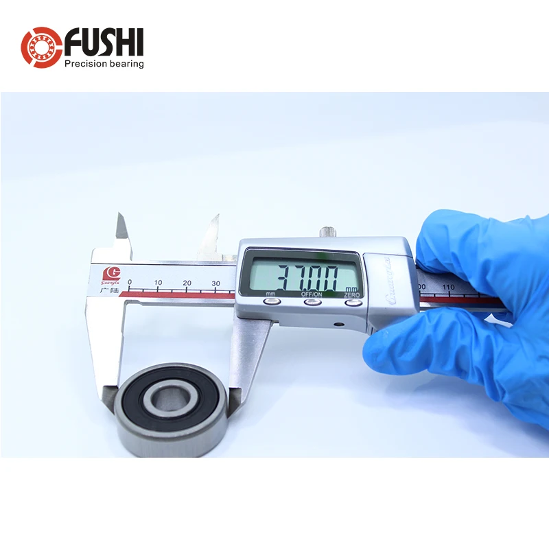 6301RS Bearing ABEC-3 4PCS 12*37*12 mm Deep Groove 6301-2RS Ball Bearings 6301RZ 180301 RZ RS 6301 2RS EMQ Quality