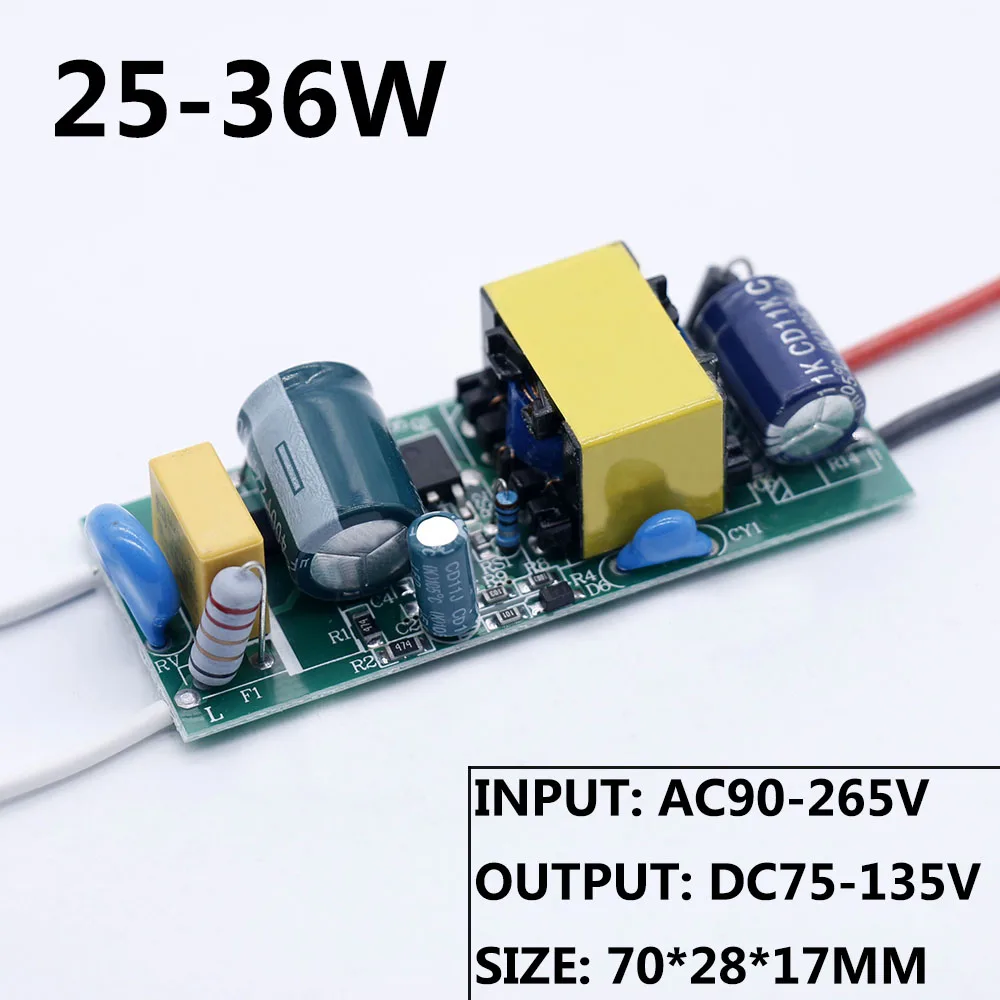 1W 2W 4W 6W 8W 11W LED sürücü 300mA 12W 15W 18W 20W 25W 36W LED güç kaynağı ünitesi için aydınlatma Transformers LED adaptörü