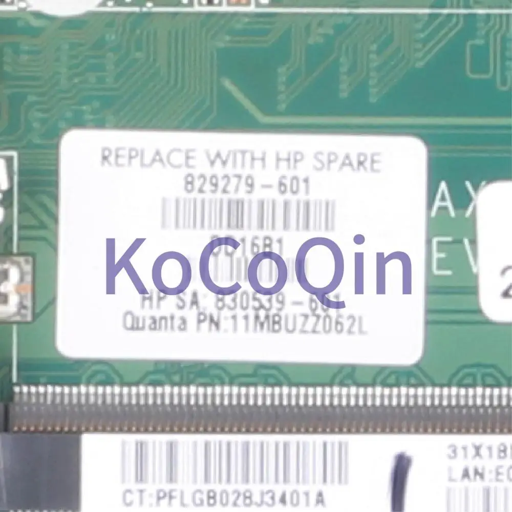 Imagem -05 - Kocoqin-placa-mãe para Computador Portátil Motherboard Placa Principal