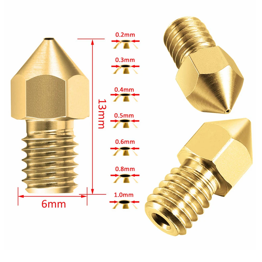 3D Printer Nozzles Cleaner Kit, 0.4mm Extruders Brass Nozzles, 0.4mm Stainless Steel Needles, Tweezers, Stainless Steel