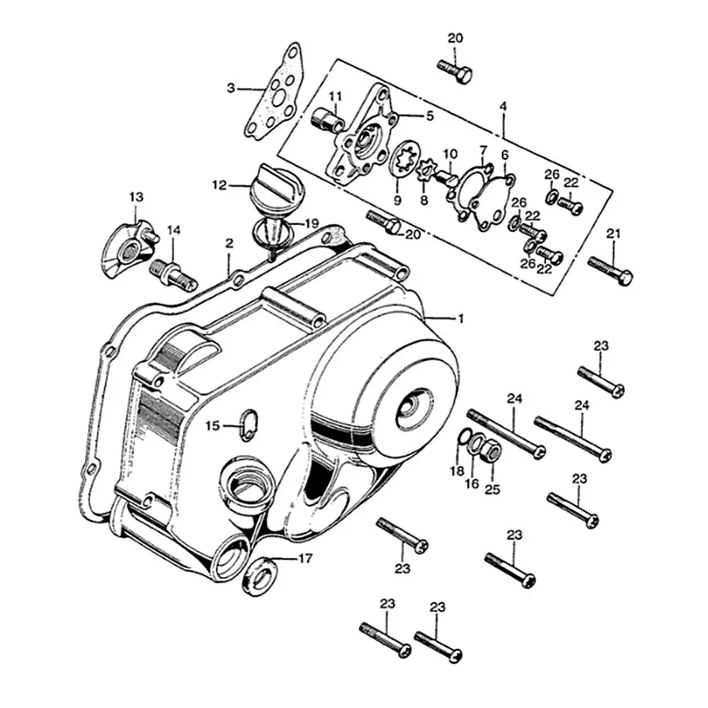 15119-178-000 HIGH VOLUME OIL PUMP KIT For HONDA CRF50 XR50 Z50 CT70 CRF70 CRF50F XR70 XR70R XR50R C70 CRF XR 50 70 DIRT BIKE