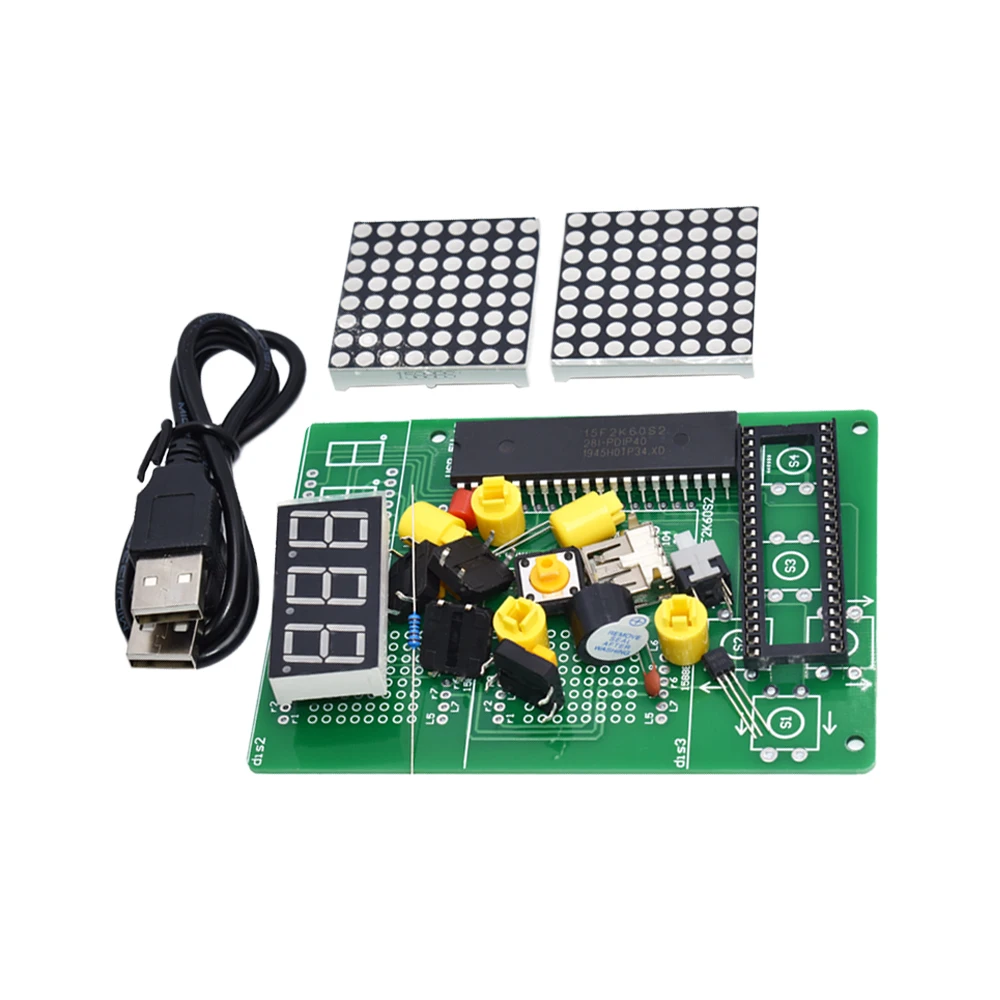 DIY Game Board Kit 51 SCM Chip Retro Electronic Soldering Practice Console Maker Small Production student lab