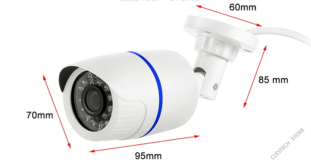 3000TVL tam dijital CCTV AHD kamera 5MP 4MP 2MP 1920*1080P HD AHD-H 5.0MP açık su geçirmez ip66 IR gece görüş mermi var